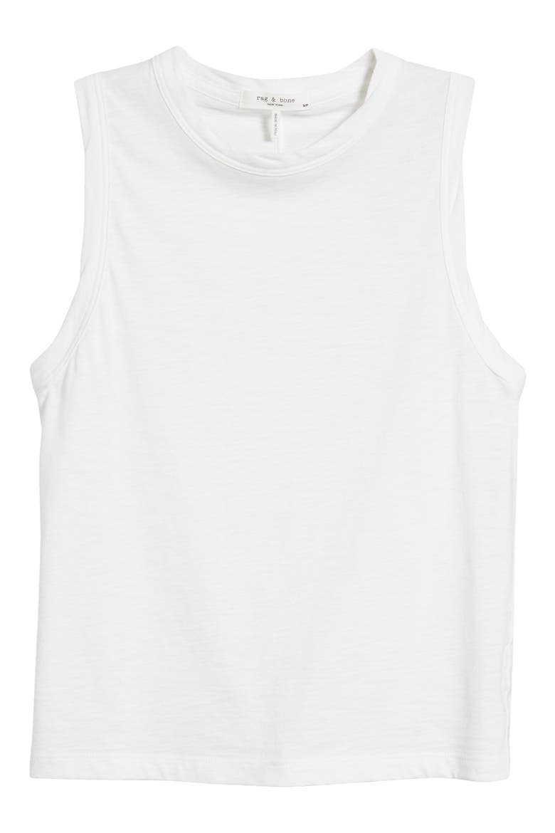Sadie Muscle Tank, Alternate, color, WHITE