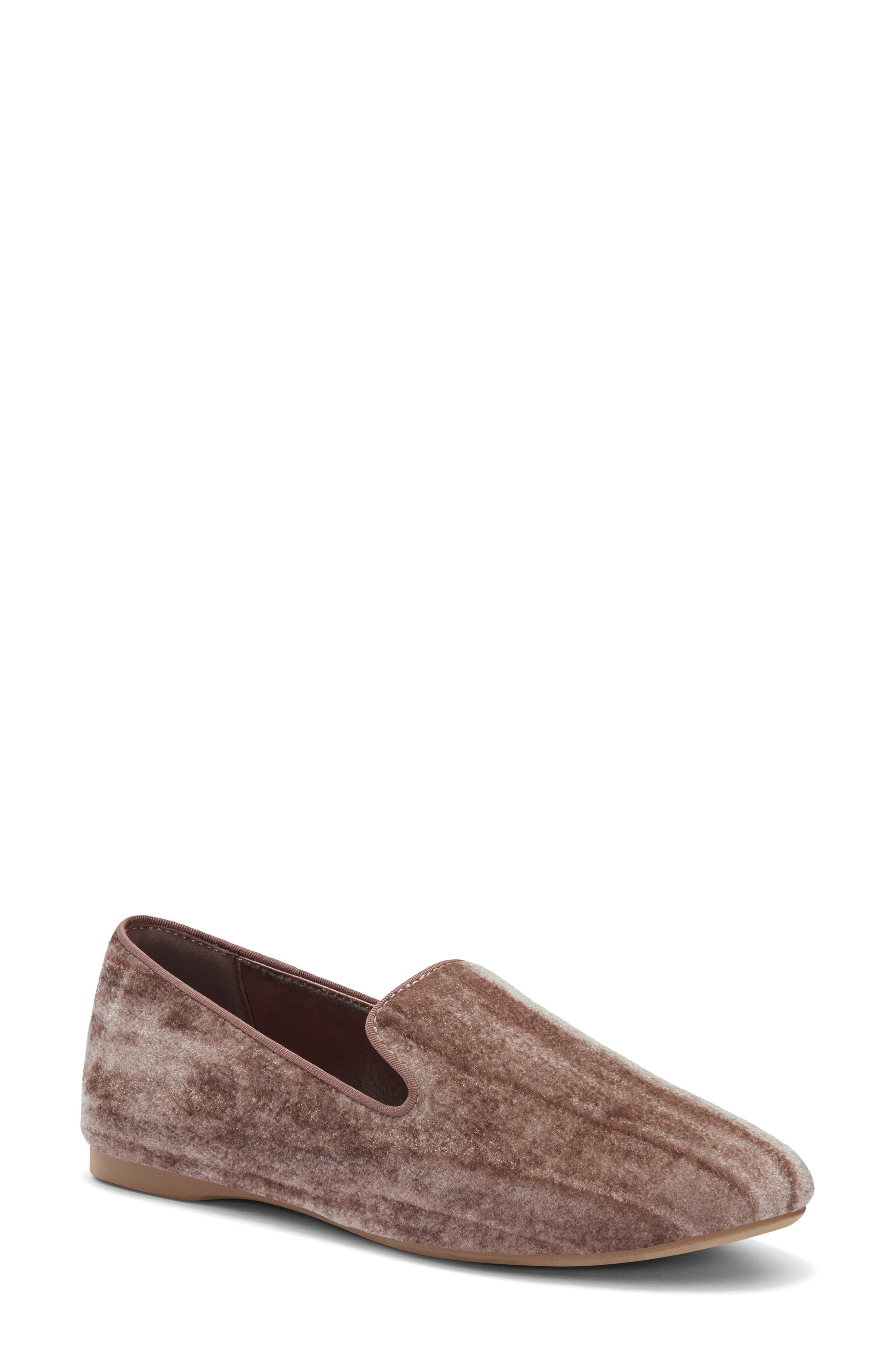 Starling Velvet Flat, Main, color, MOONSTONE