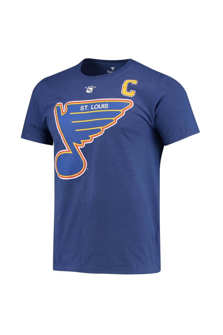 Men's Fanatics Branded Wayne Gretzky Blue St. Louis Blues Authentic Stack Retired Player Nickname & Number T-Shirt, Alternate, color, Blue