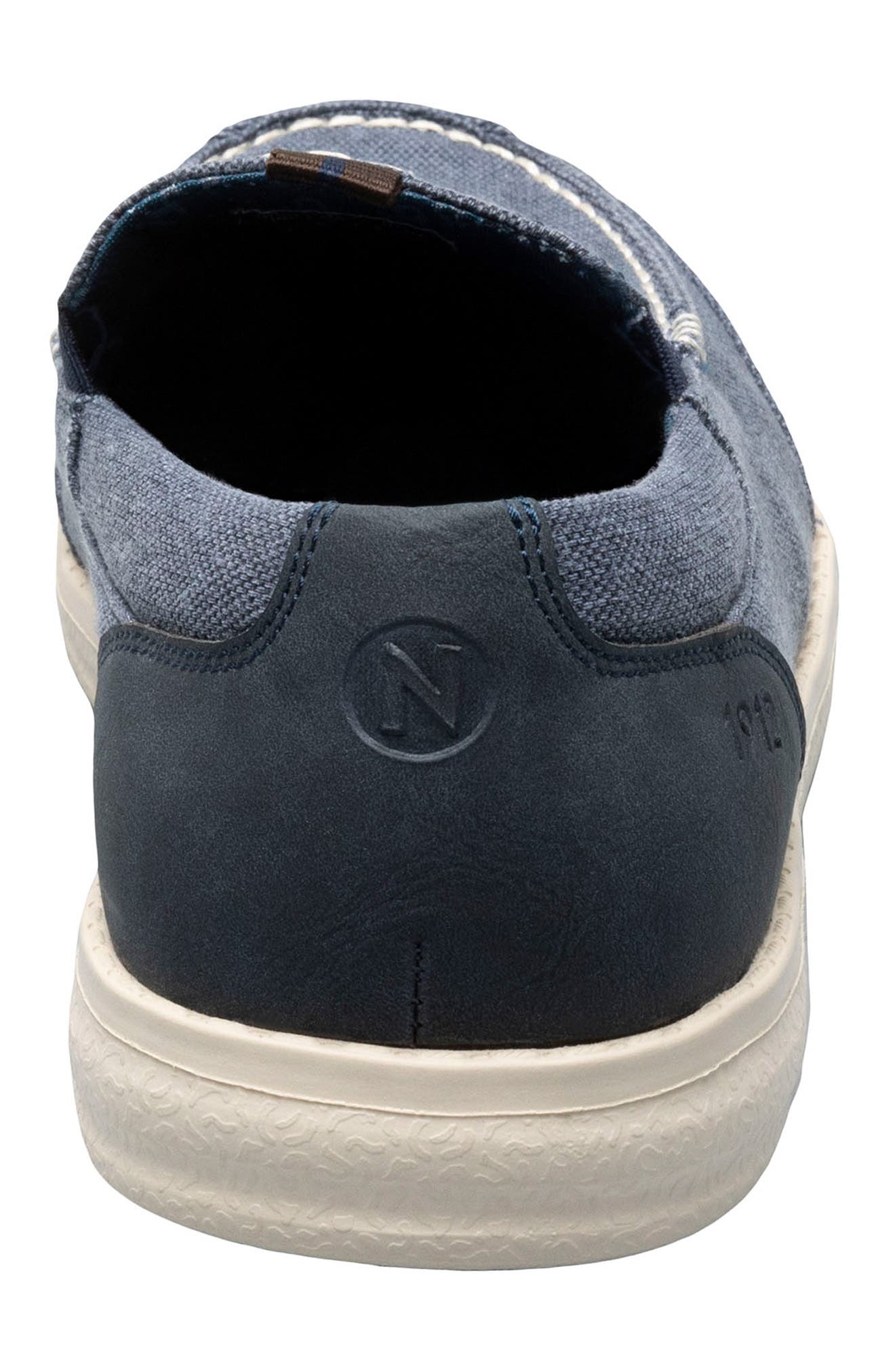 Brewski Organic Cotton Slip-On Sneaker- Wide Width Available, Alternate, color, NAVY
