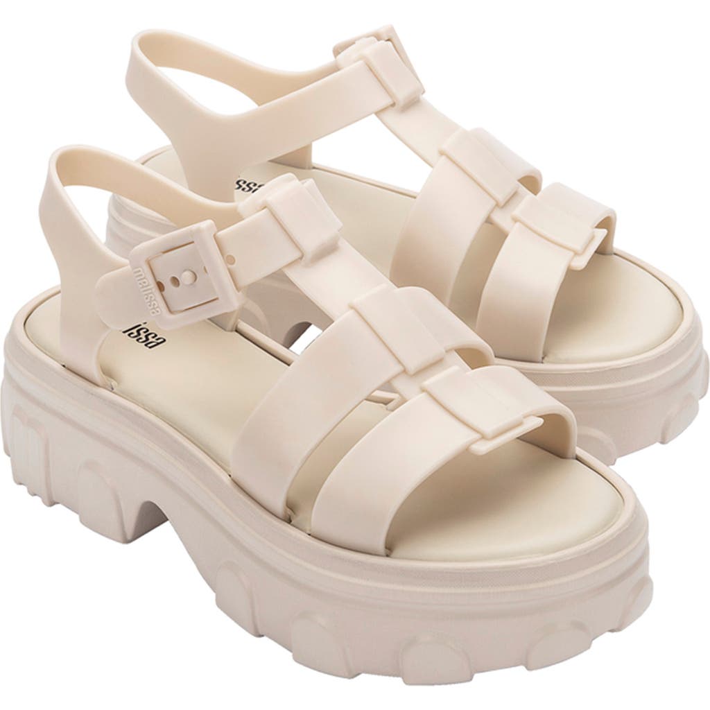 Melissa Ella Platform Sandal In Beige, Women's At Urban Outfitters In Beige