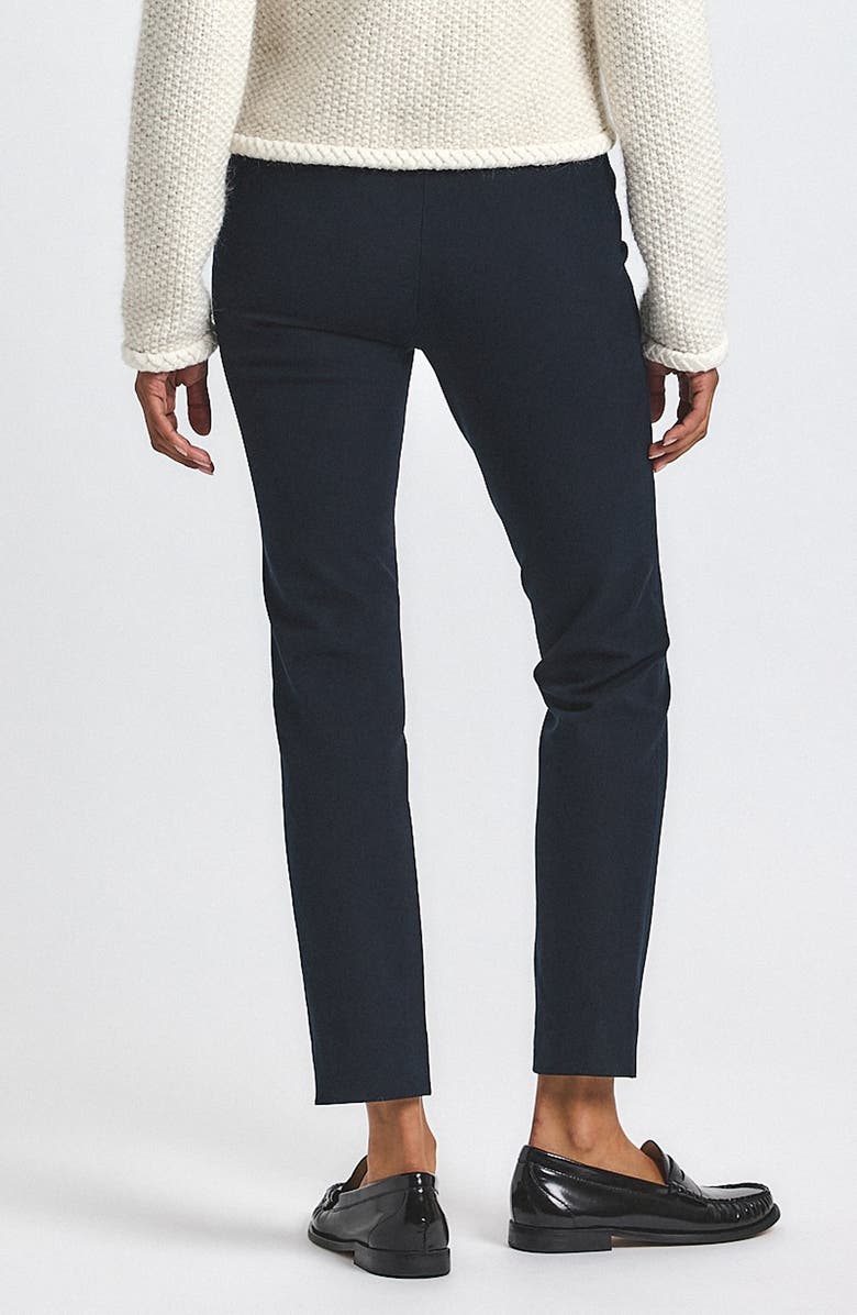 Derek Lam 10 Crosby Crosby Slim Fit Crop Pants, Alternate, color, Black