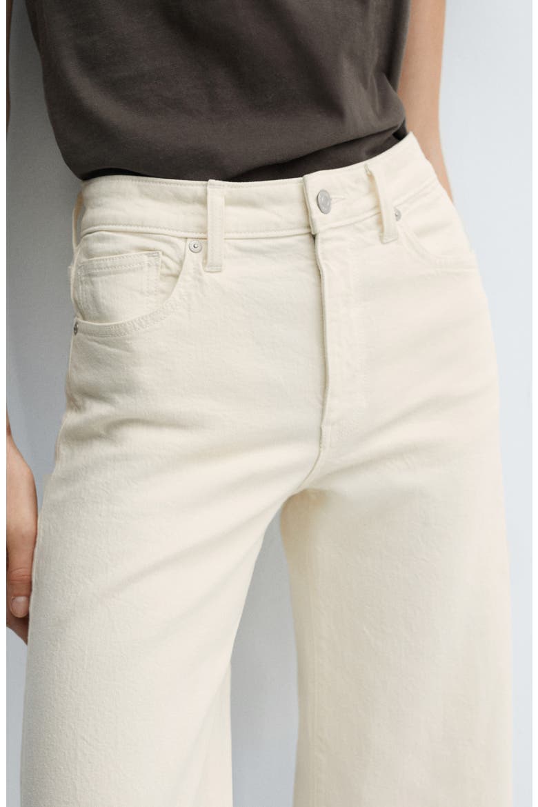 Mid Rise Culotte Jeans, Alternate, color, SAND