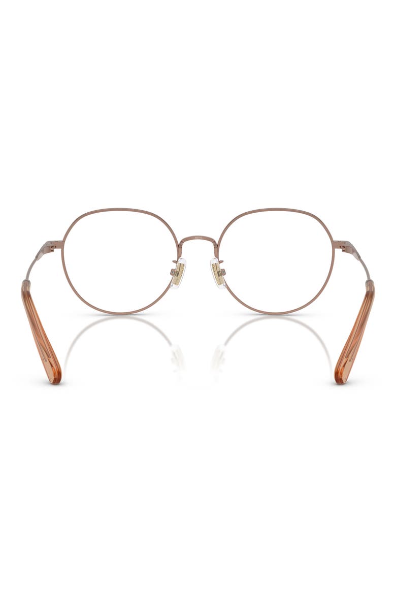 53mm Round Optical Glasses, Alternate, color, SATIN SAND / DEMO LENS
