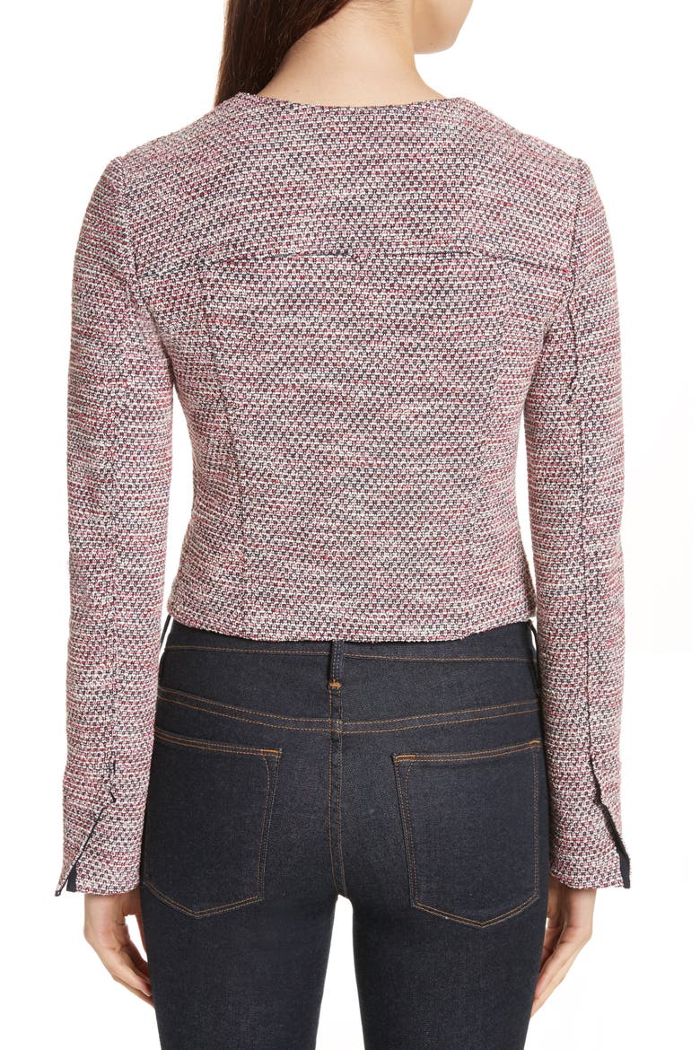 Ualana Z Beacon Tweed Jacket, Alternate, color, DEEP NAVY MULTI