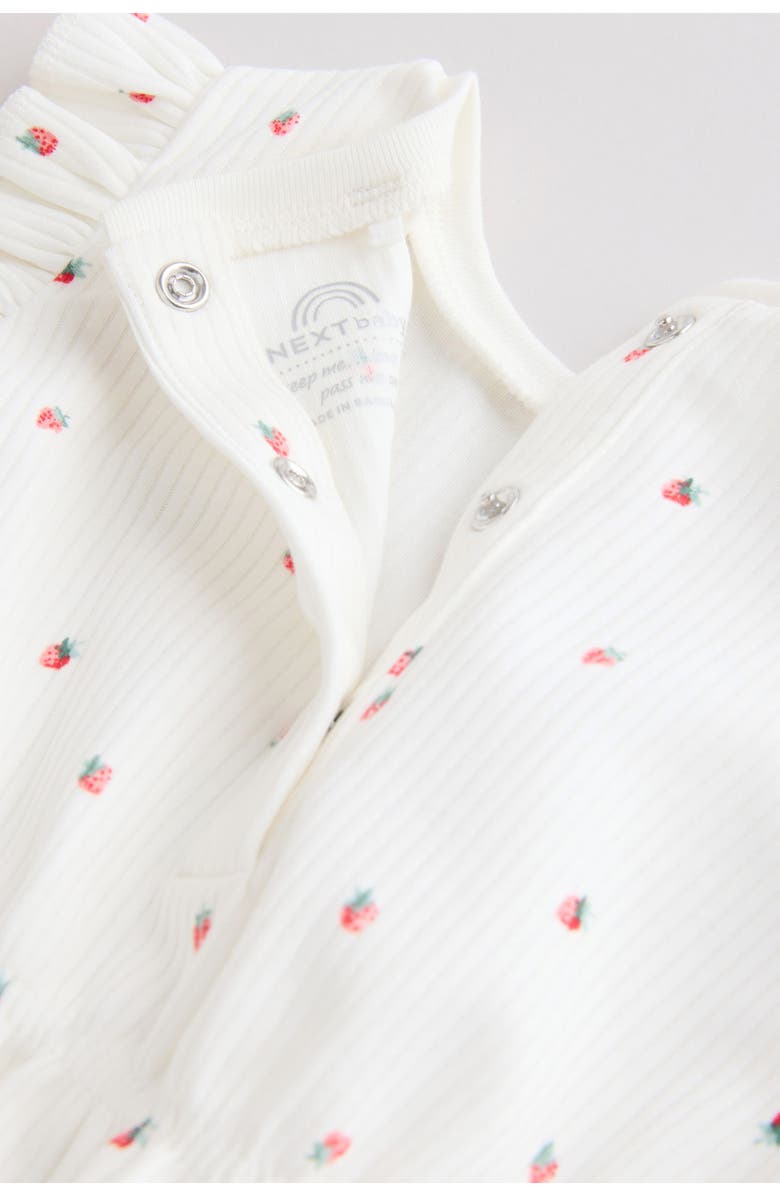 NEXT Pack of 4 Assorted Frill Bodysuits, Alternate, color, Blue