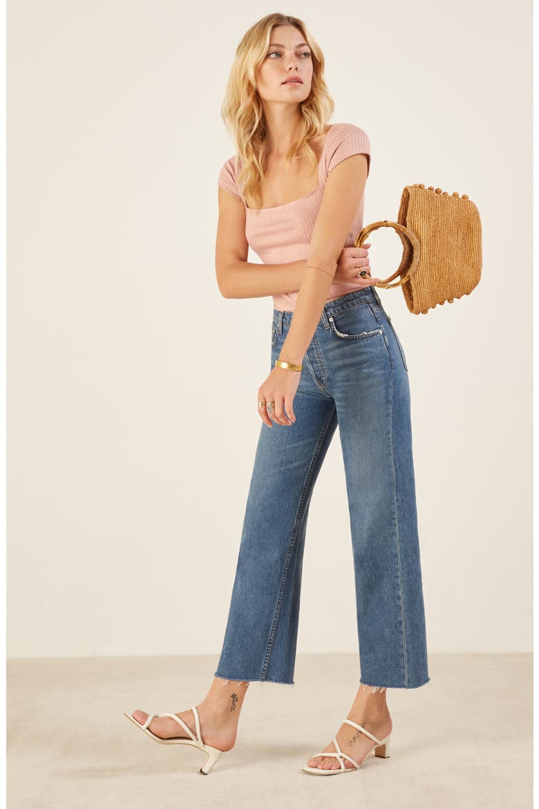 Bardot Top, Alternate, color, SERENADE