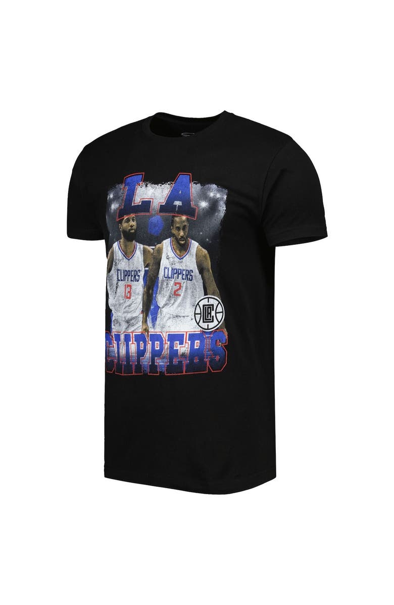Stadium Essentials Unisex Stadium Essentials Kawhi Leonard & Paul George Black LA Clippers Player Duo T-Shirt, Alternate, color, Black
