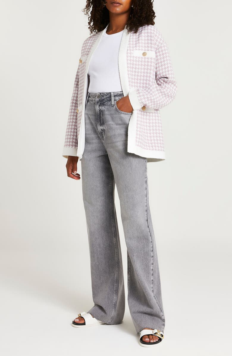 River Island Bouclé Cardigan Jacket, Alternate, color, 