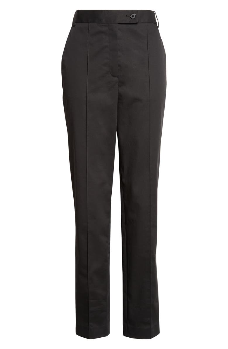 PARTOW Archer Cotton Stretch Twill Pants, Alternate, color, Black