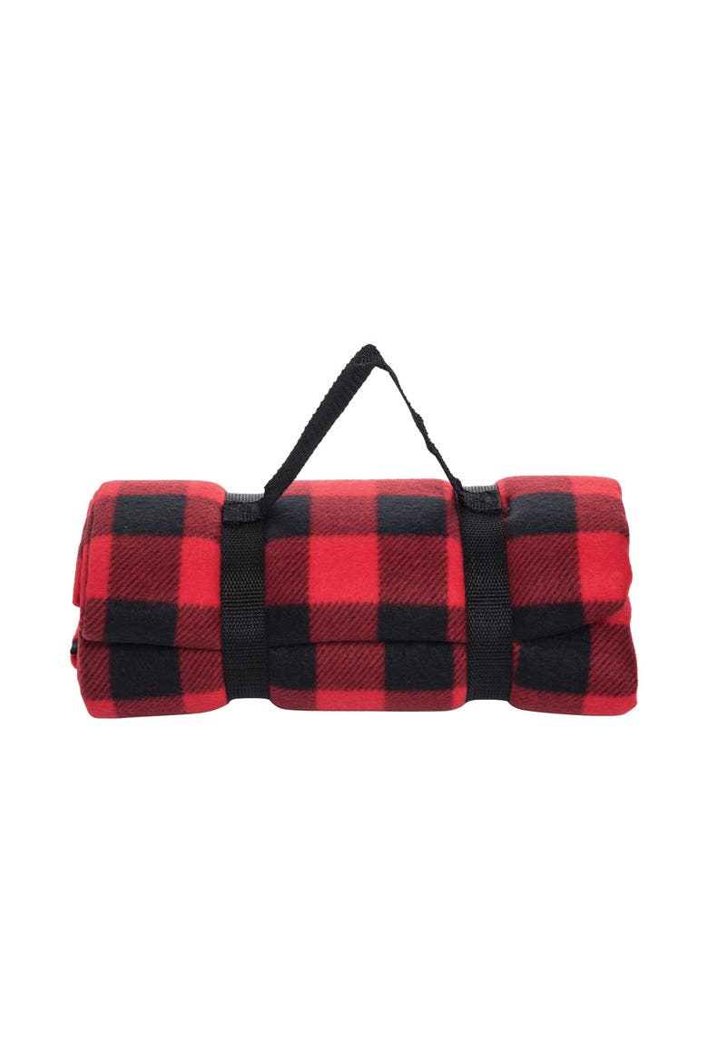 Buffalo Check Picnic 50" x 60" Throw Blanket, Alternate, color, Red