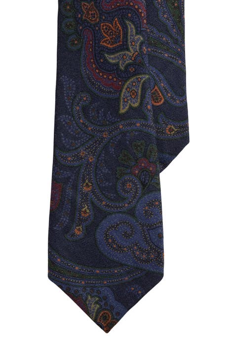 Mulsanne Paisley Cashmere & Silk Tie