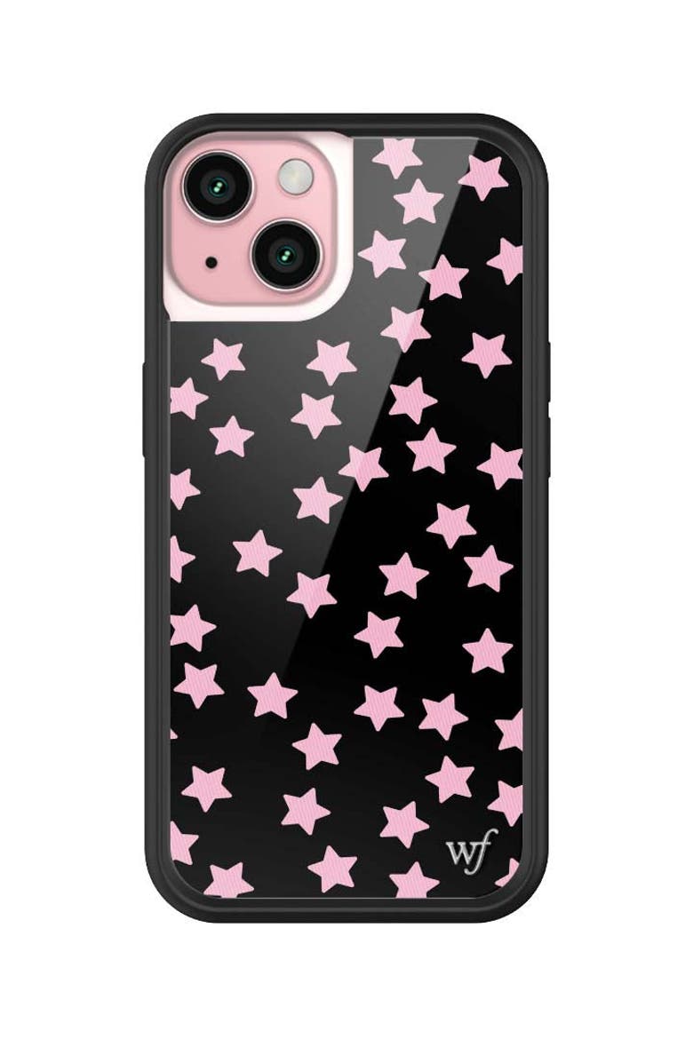 Super Cute Stars iPhone Case, Alternate, color, Black