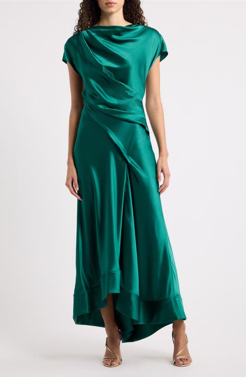 Glatton Satin Maxi Dress