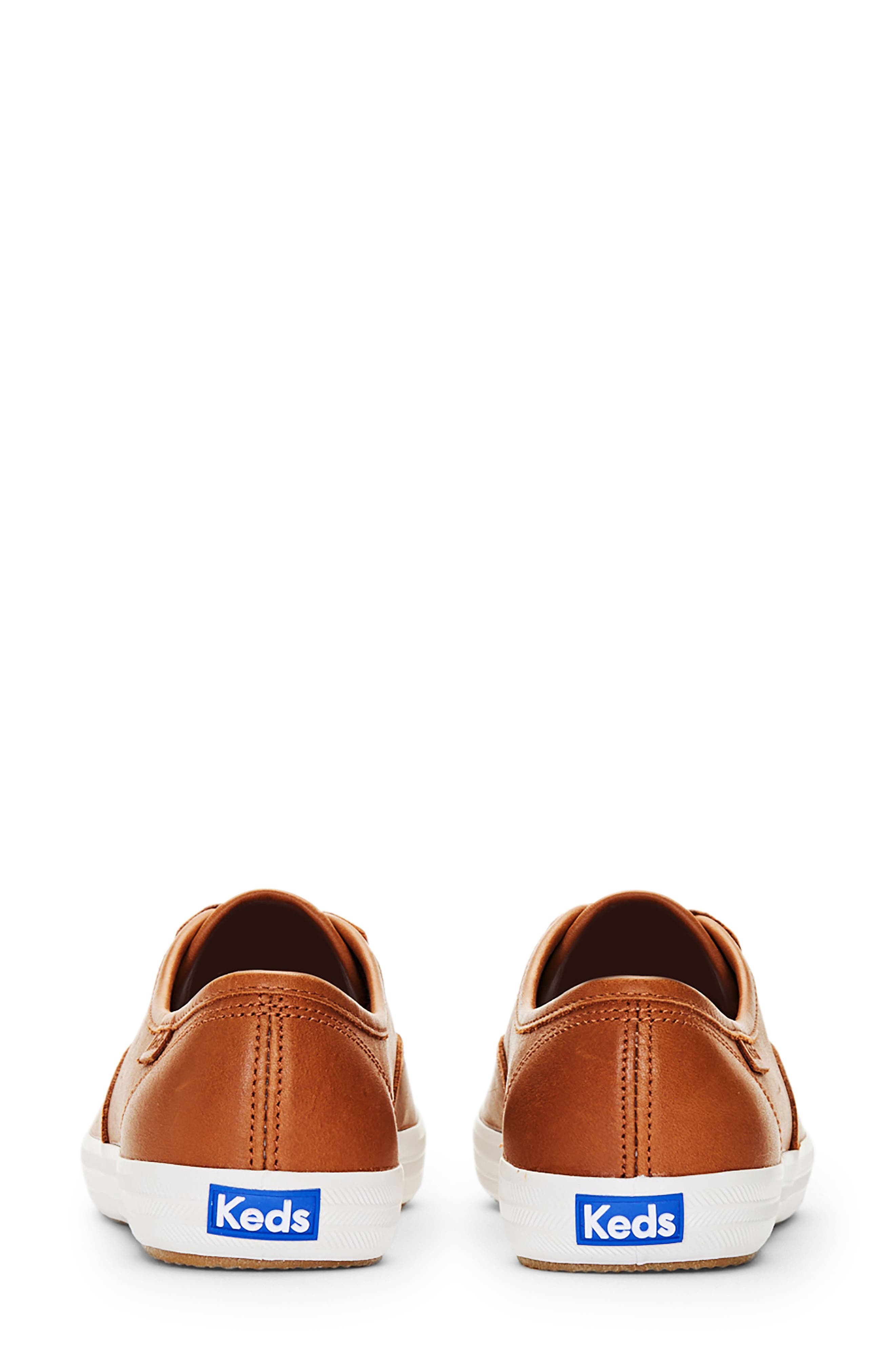 Champion Lace-Up Sneaker, Alternate, color, COGNAC