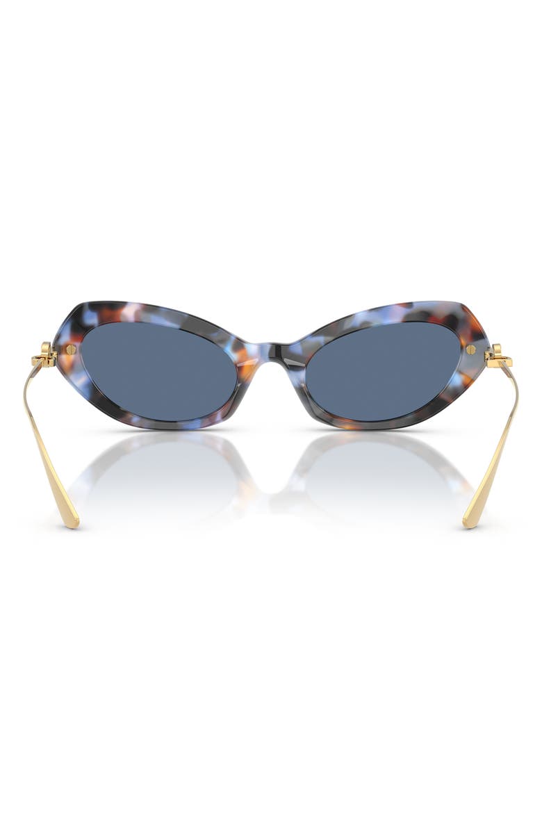 Dolce&Gabbana 52mm Butterfly Sunglasses, Alternate, color, Havana Blue