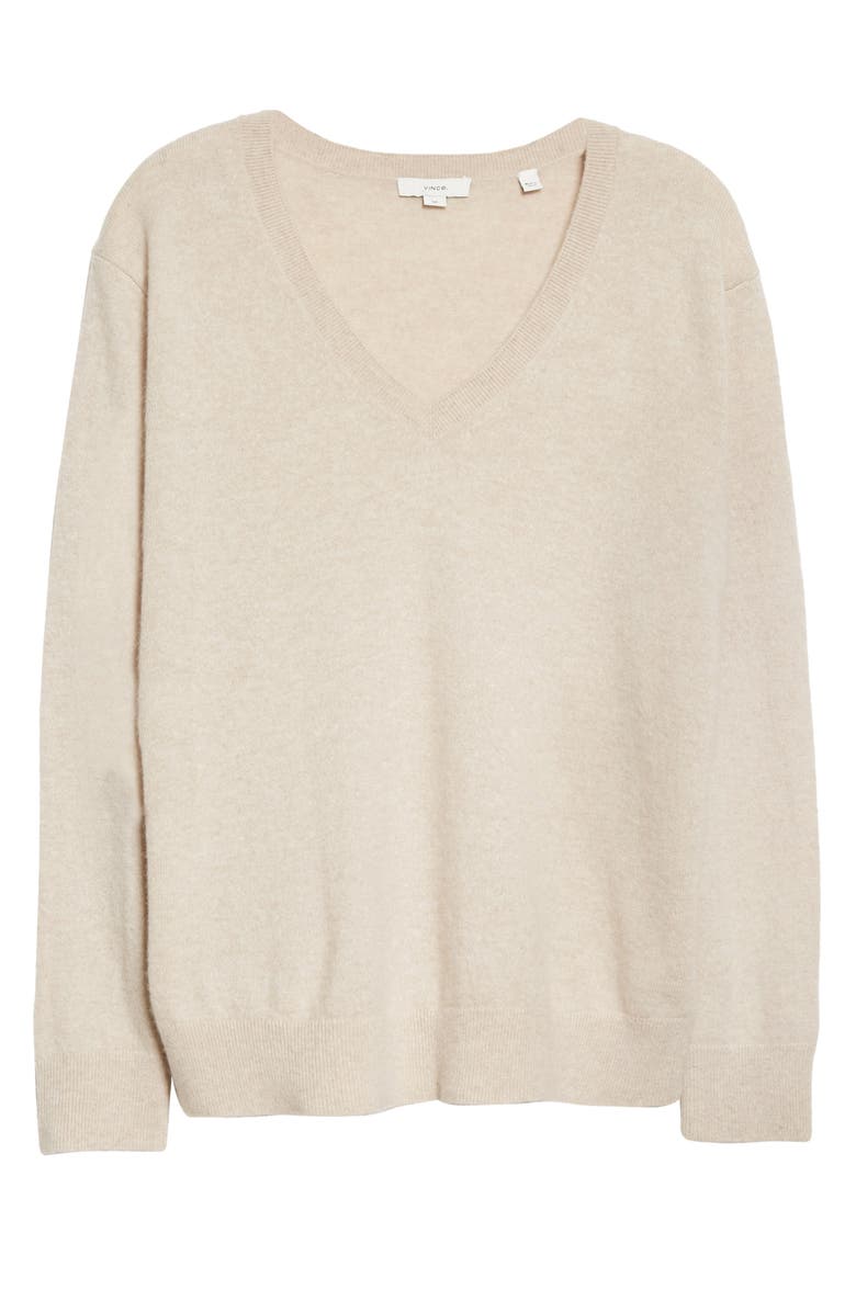Vince Weekend V-Neck Cashmere Sweater, Alternate, color,