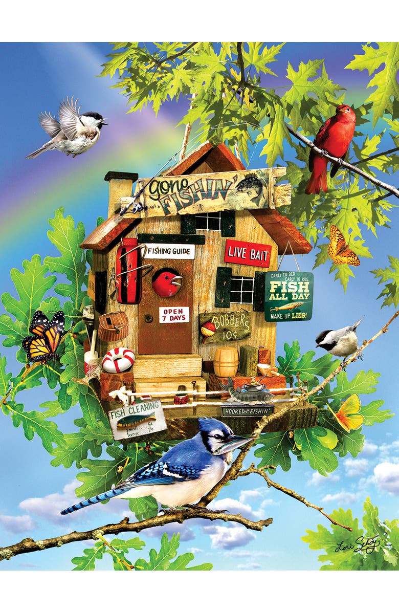 Sunsout Fish All Day 500 piece Jigsaw Puzzle for Adults, Alternate, color, Multicolor