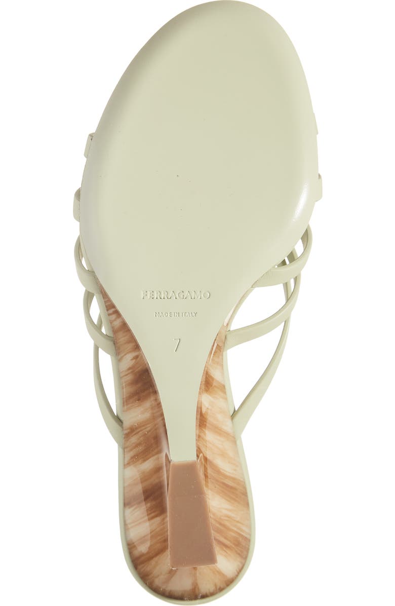 FERRAGAMO Anemone Wedge Sandal, Alternate, color, Sage