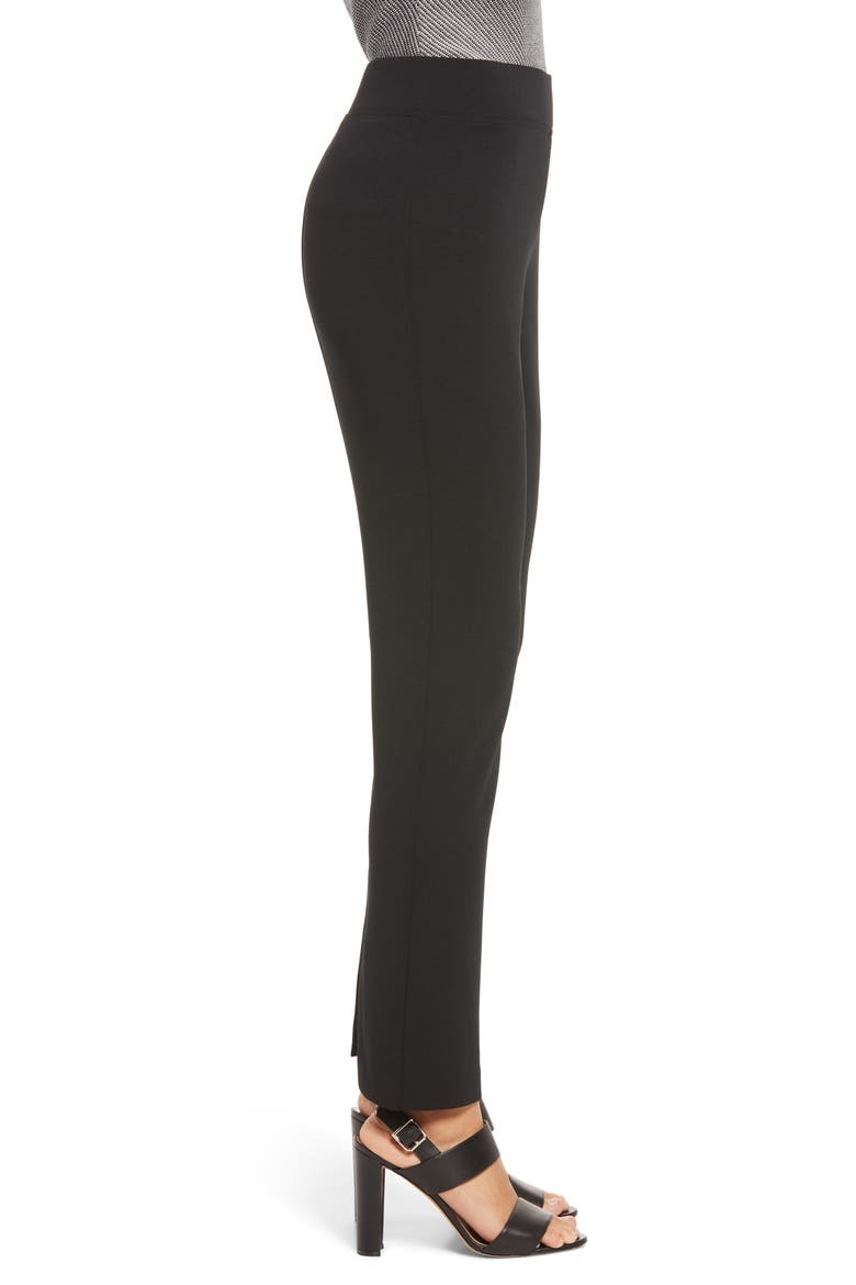 Heritage Fit Pull-On Crepe Pants, Alternate, color, BLACK