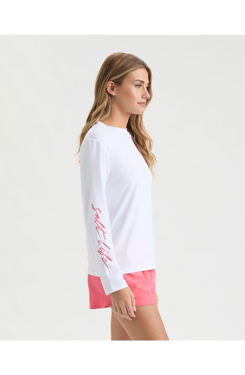 Salt Life Honu Long Sleeve Performance Shirt, Alternate, color, White