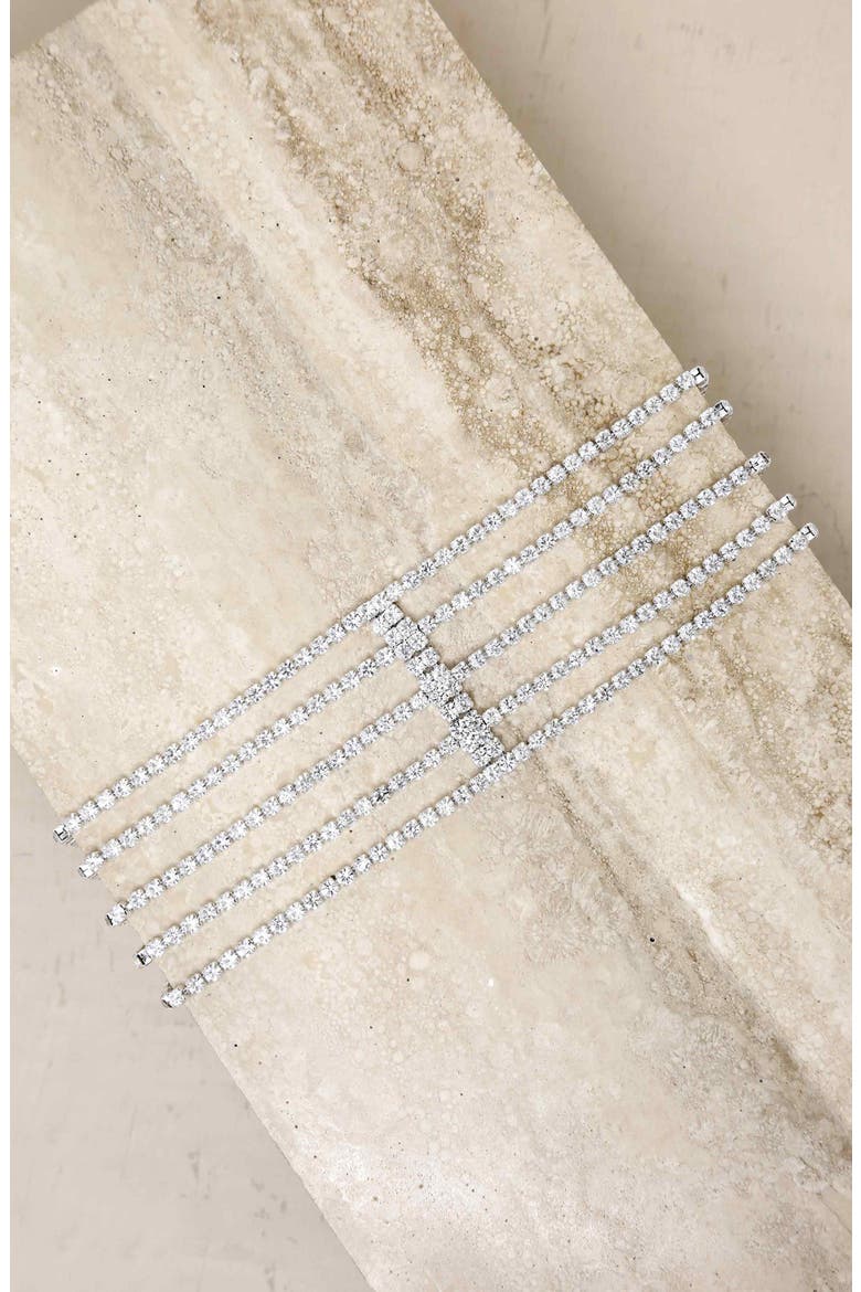 Crystal Headband, Alternate, color, SILVER