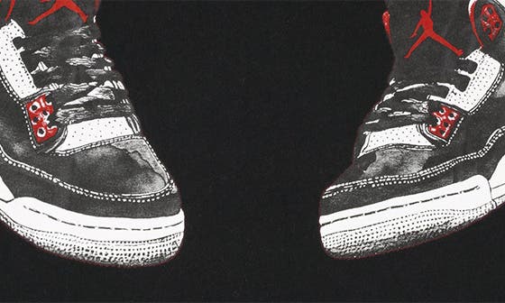Детская футболка Jordan AJ3 Shoe Strings Graphic — фото 4