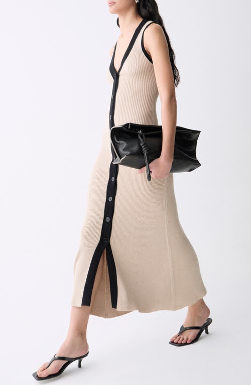 DELUC DELUC VILA SLEEVELESS RIB SWEATER DRESS