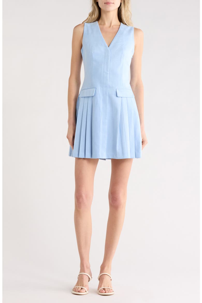 Drop Waist Sheath Dress, Main, color, CHAMBRAY