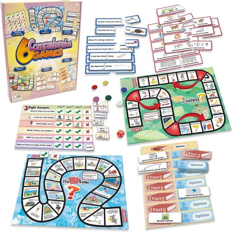 6 Comprehension Gammes, Board Game For Ages 6+