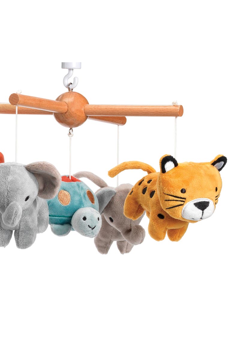 Lambs & Ivy Wild Life Musical Baby Nursery Crib Mobile - Protect the Animals, Alternate, color, Multicolor