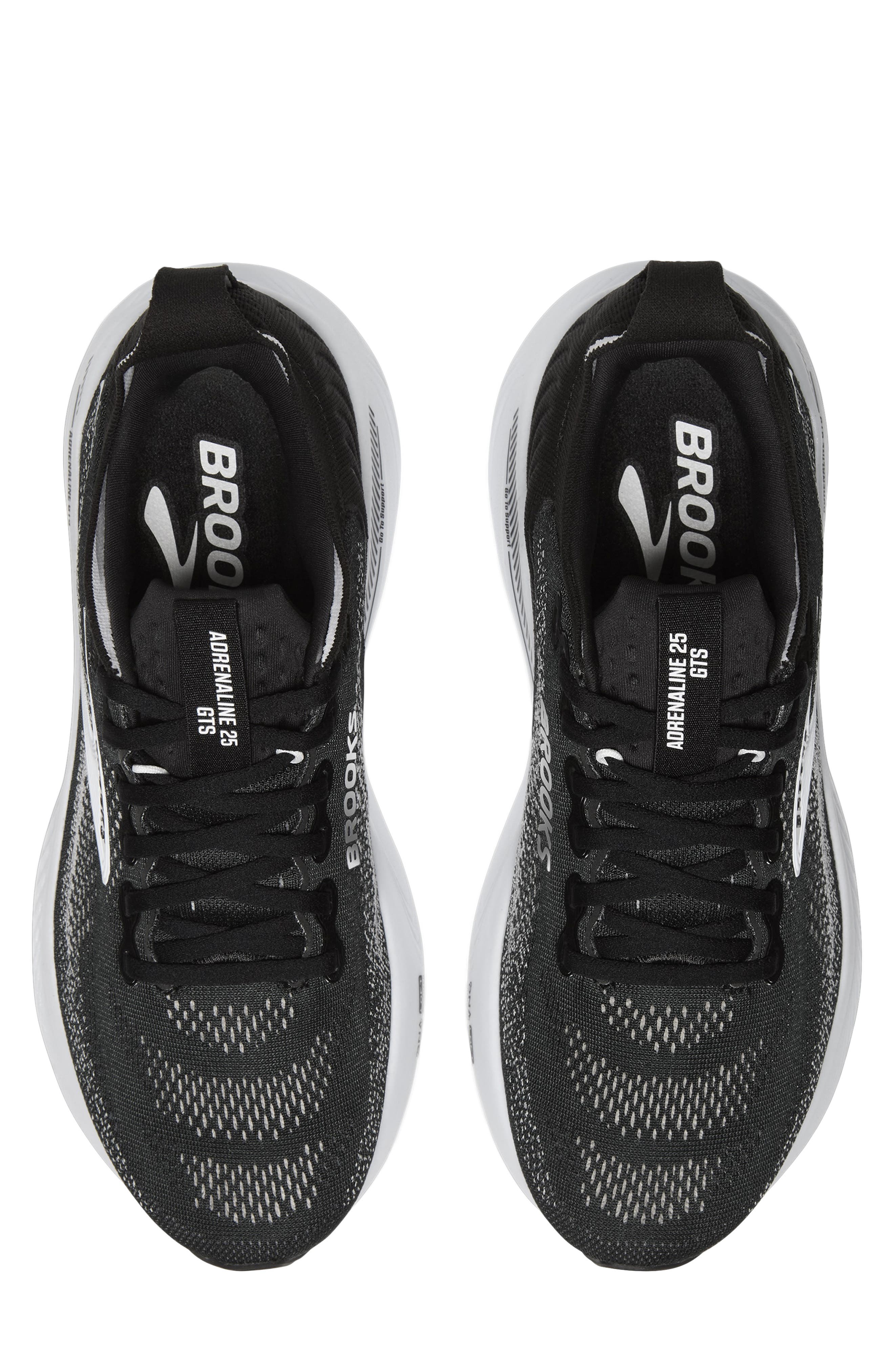 Adrenaline GTS 25 Running Shoe, Alternate, color, BLACK/ GREY/ WHITE