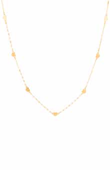 Frankie & Zoe Heart Station Necklace