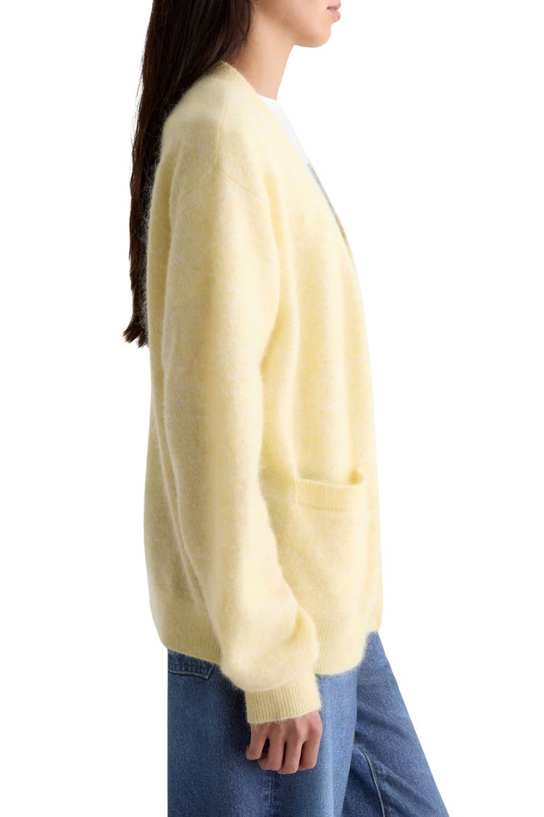 Josiah Mohair & Wool Blend Cardigan, Alternate, color, SUNLIGHT YELLOW