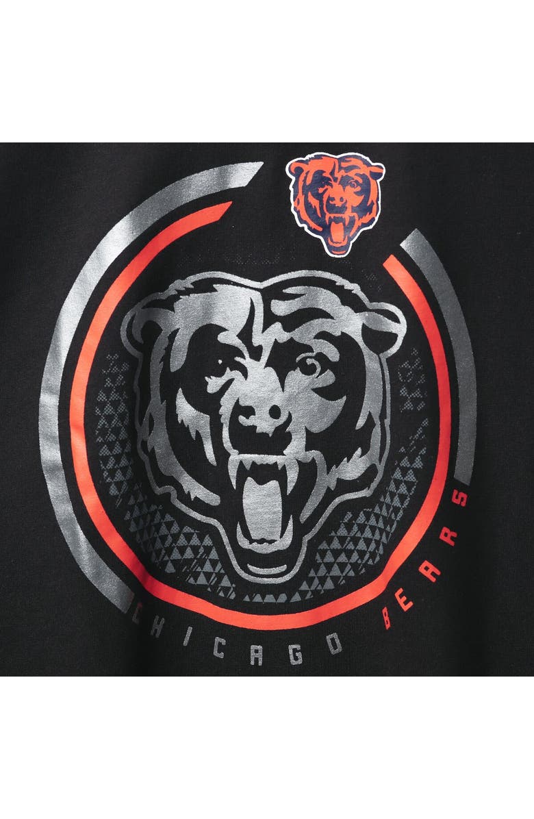 FANATICS Men's Fanatics Branded Black Chicago Bears Big & Tall Color Pop T-Shirt, Alternate, color,
