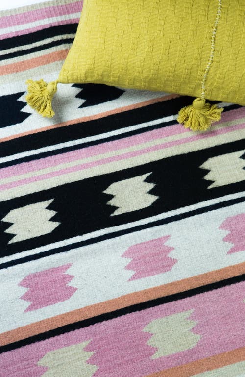 ARCHIVE NEW YORK ARCHIVE NEW YORK ZAPOTEC MULTI HANDWOVEN FLATWEAVE WOOL RUG 