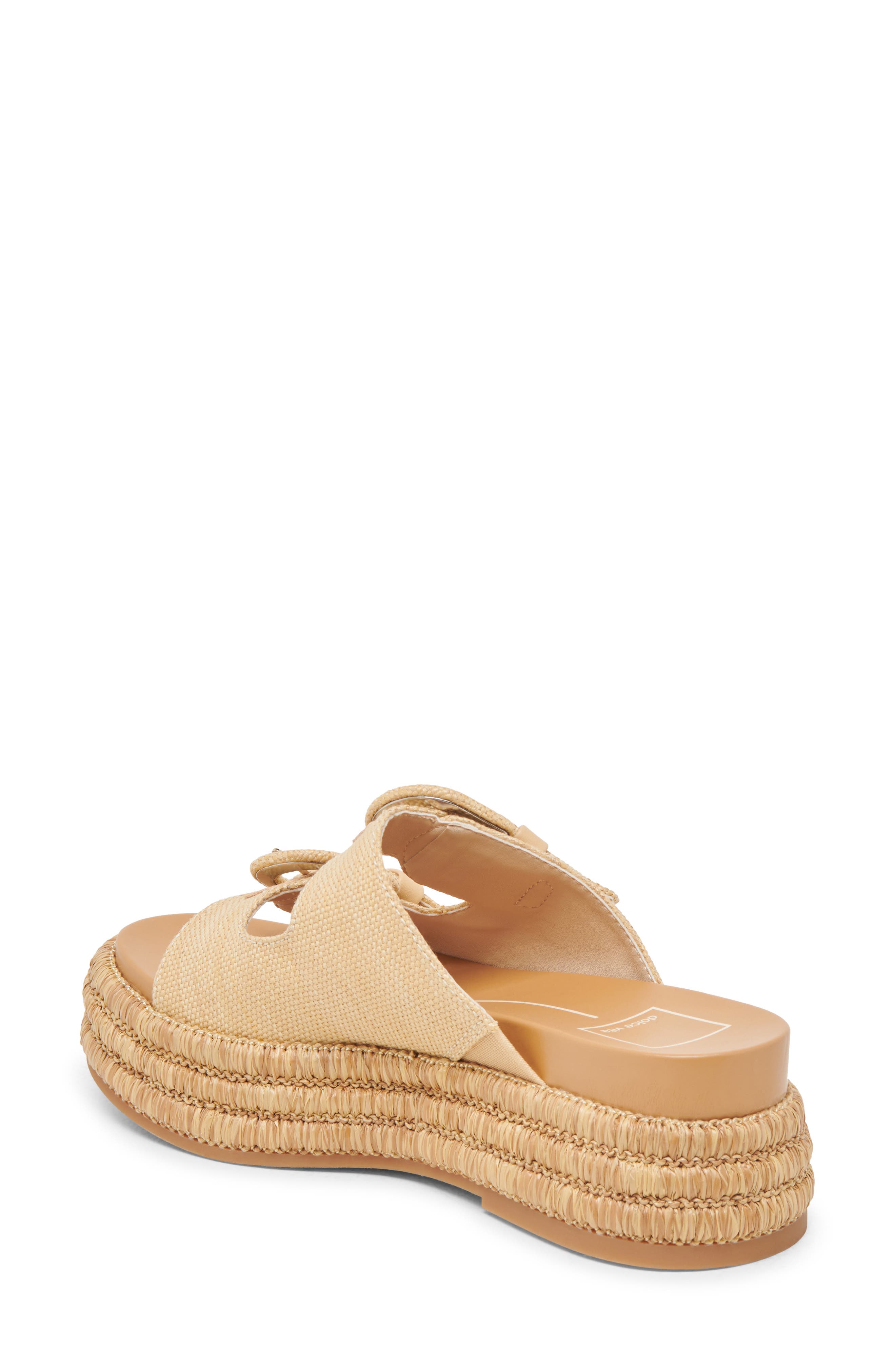 Dolce Vita Witny Platform Espadrille Sandal, Alternate, color, Natural Woven Raffia