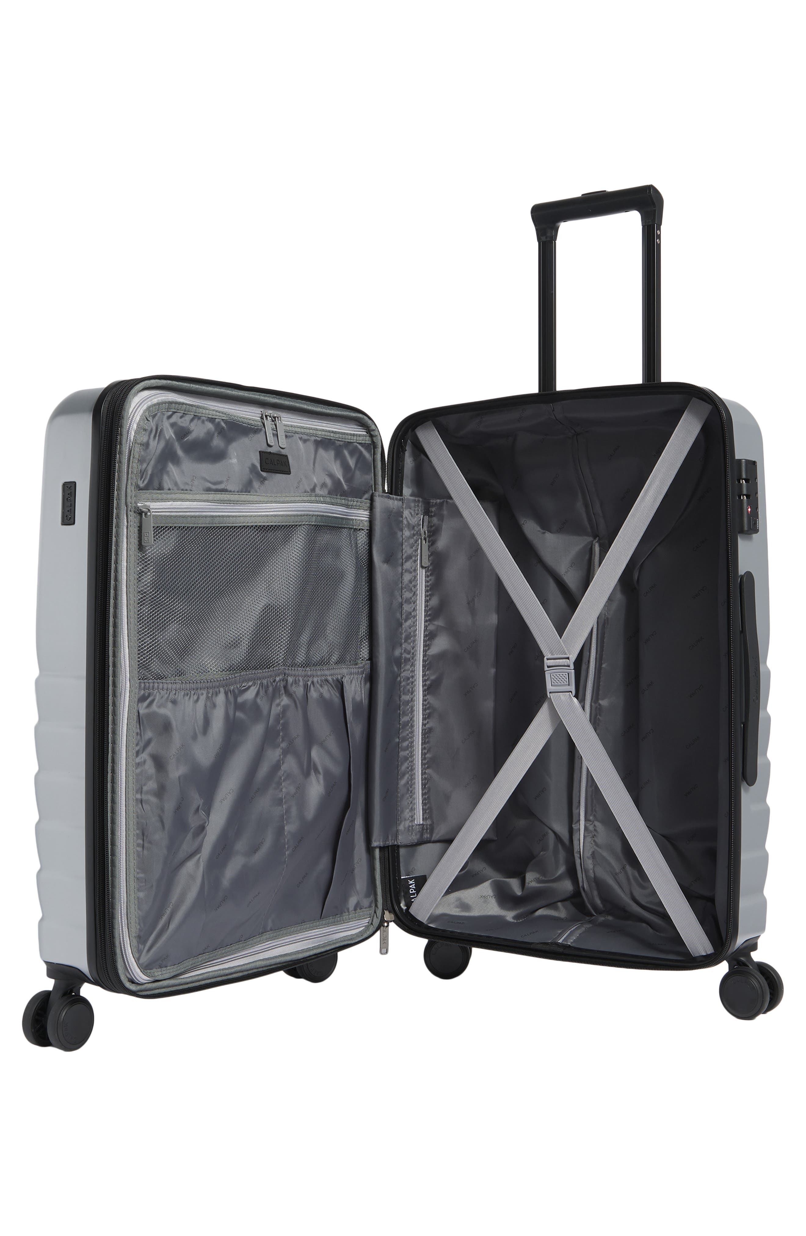 CALPAK Harper 24-Inch Expandable Luggage, Alternate, color, Silver