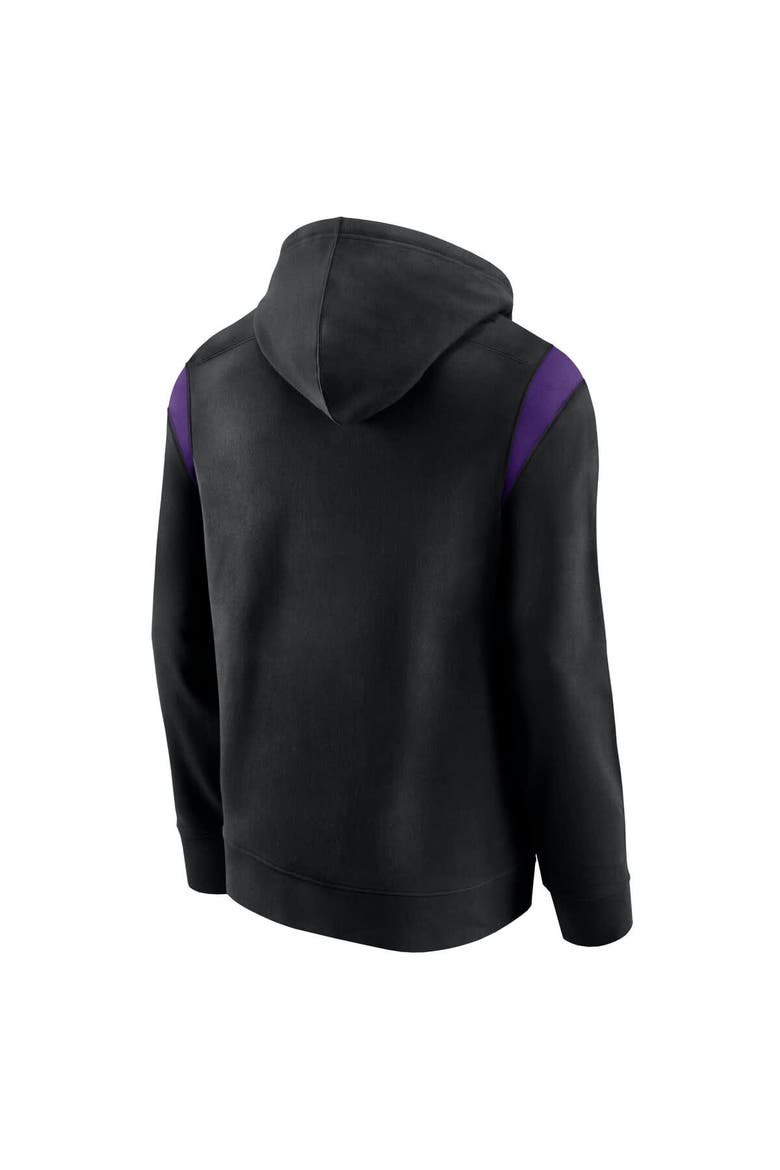 Men's Fanatics Black Sacramento Kings Scorer Pullover Hoodie, Alternate, color, Black