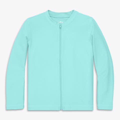 Kids Long Sleeve Full-Zip Rash Guard (Toddler, Little Kid, Big Kid)