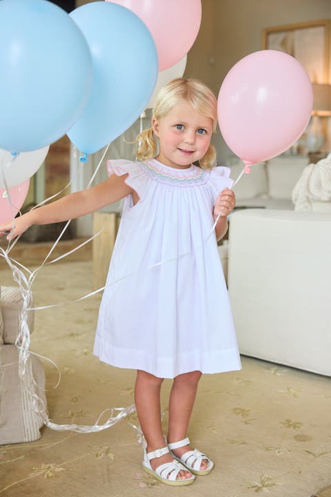 Kids' Woven Smocked Bishop Dress (Toddler, Little Kid & Big Kid)