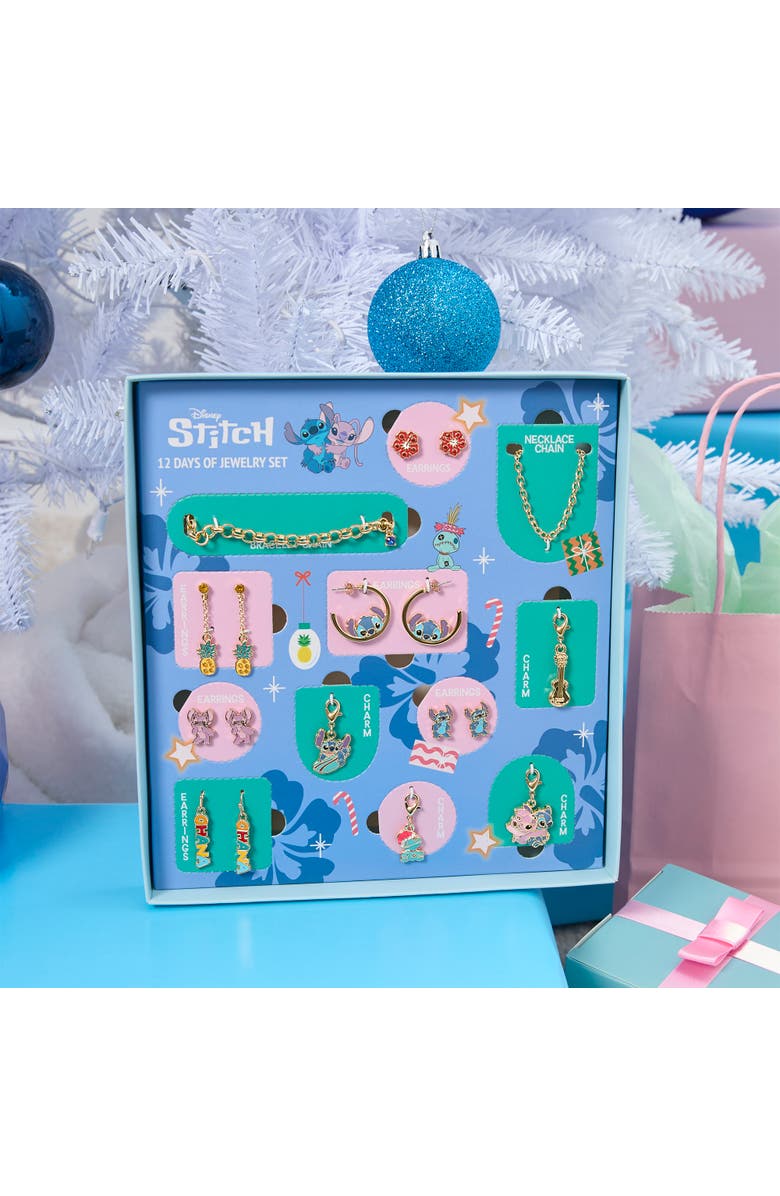 Disney Lilo & Stitch Advent Calendar 12-Piece Jewelry Set, Alternate, color, Multicolor
