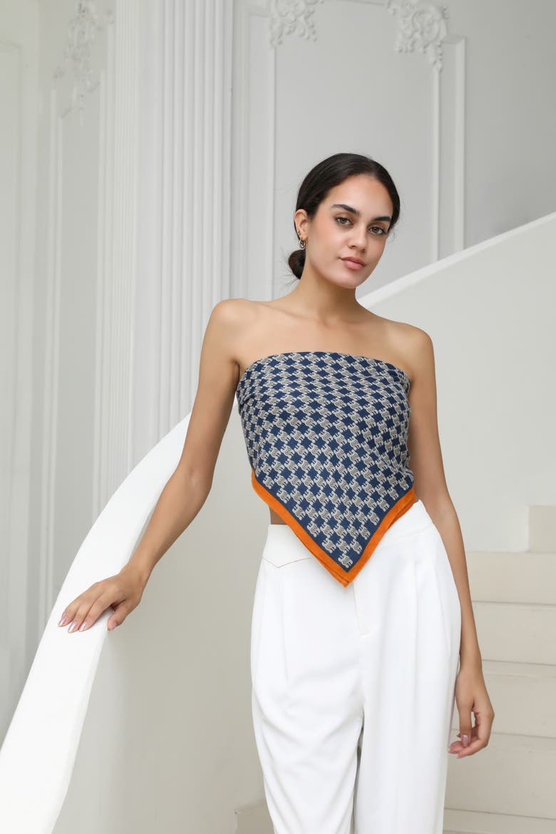 The Bianca Scarf, Alternate, color, Blue