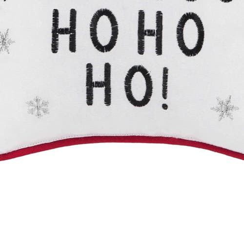 C & F Home C&f Home Prosecc-ho Ho Ho! Christmas Pillow, 10" X 10" In White