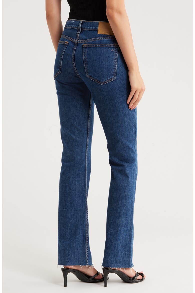 Peyton Raw Hem Bootcut Jeans, Alternate, color, LILY