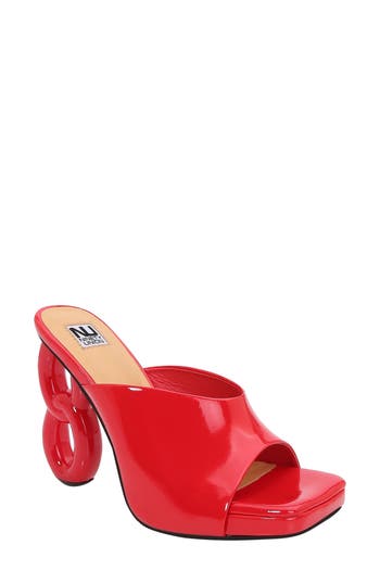 Ninety Union Cancun Slide Sandal In Red