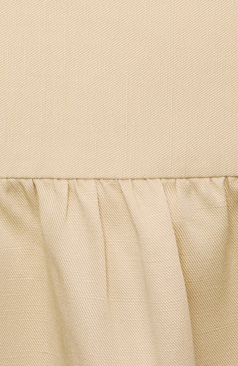 MANGO Fiona Fray Hem Skirt, Alternate, color, Pastel Yellow