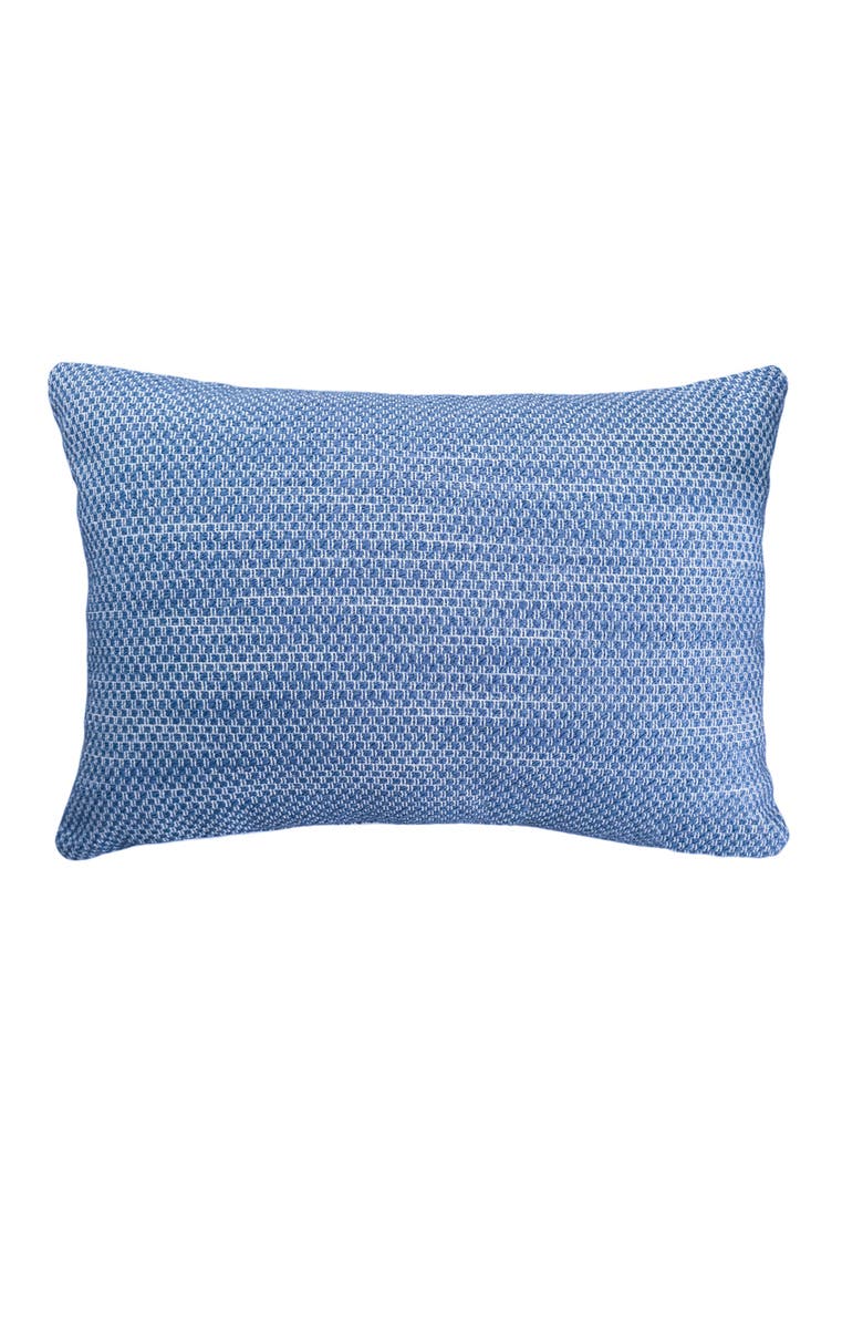 Anaya Deep Sea Blue 14x20 Indoor Outdoor Pillow, Main, color,
