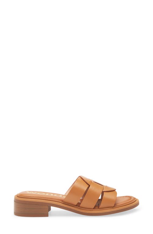 Wonders Leather Slide Sandal In Iseo Cuero