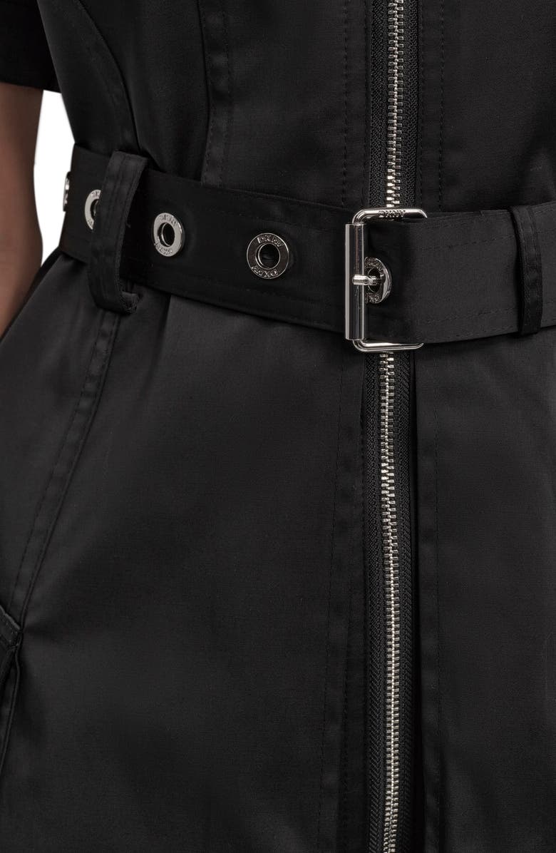 DKNY Front Zip Shirtdress, Alternate, color, 